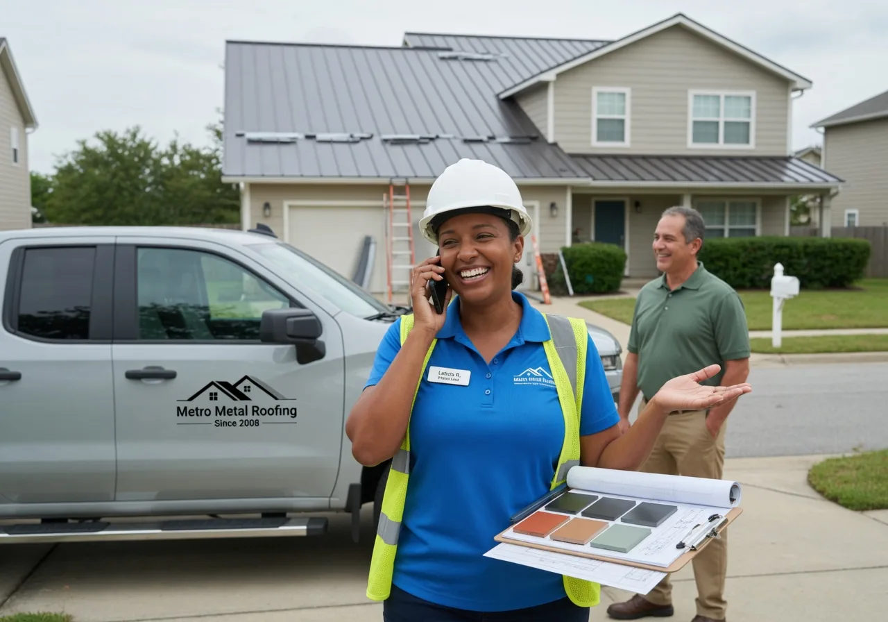 Storm Damage Metal Roof Repair in Goetzville, MI